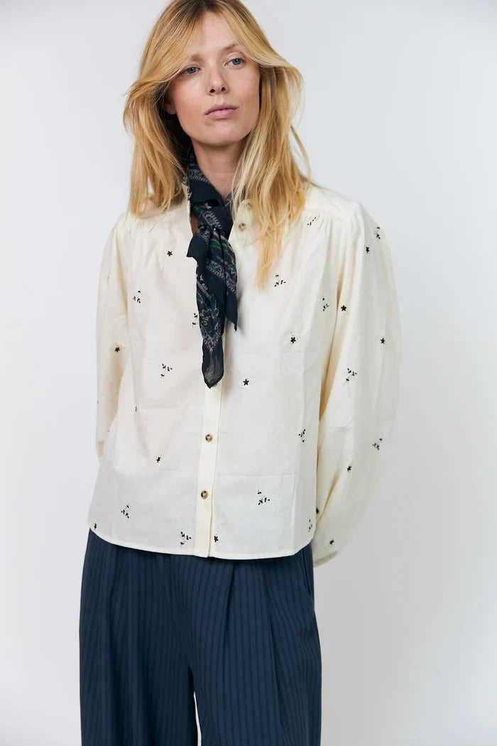 Lollys Laundry - Skjorte - Flower Print - Alessandrall