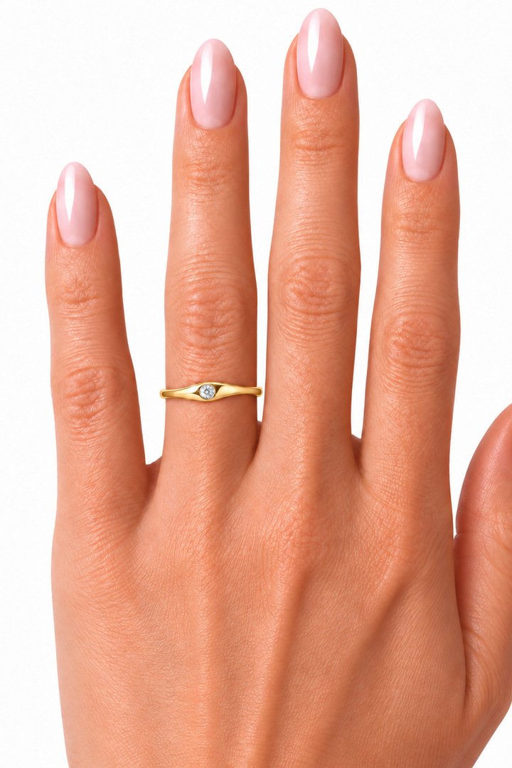 Andcopenhagen Jewelry - Ring - 18 karat guldbelagt 925 sterlingsølv - Kentucy
