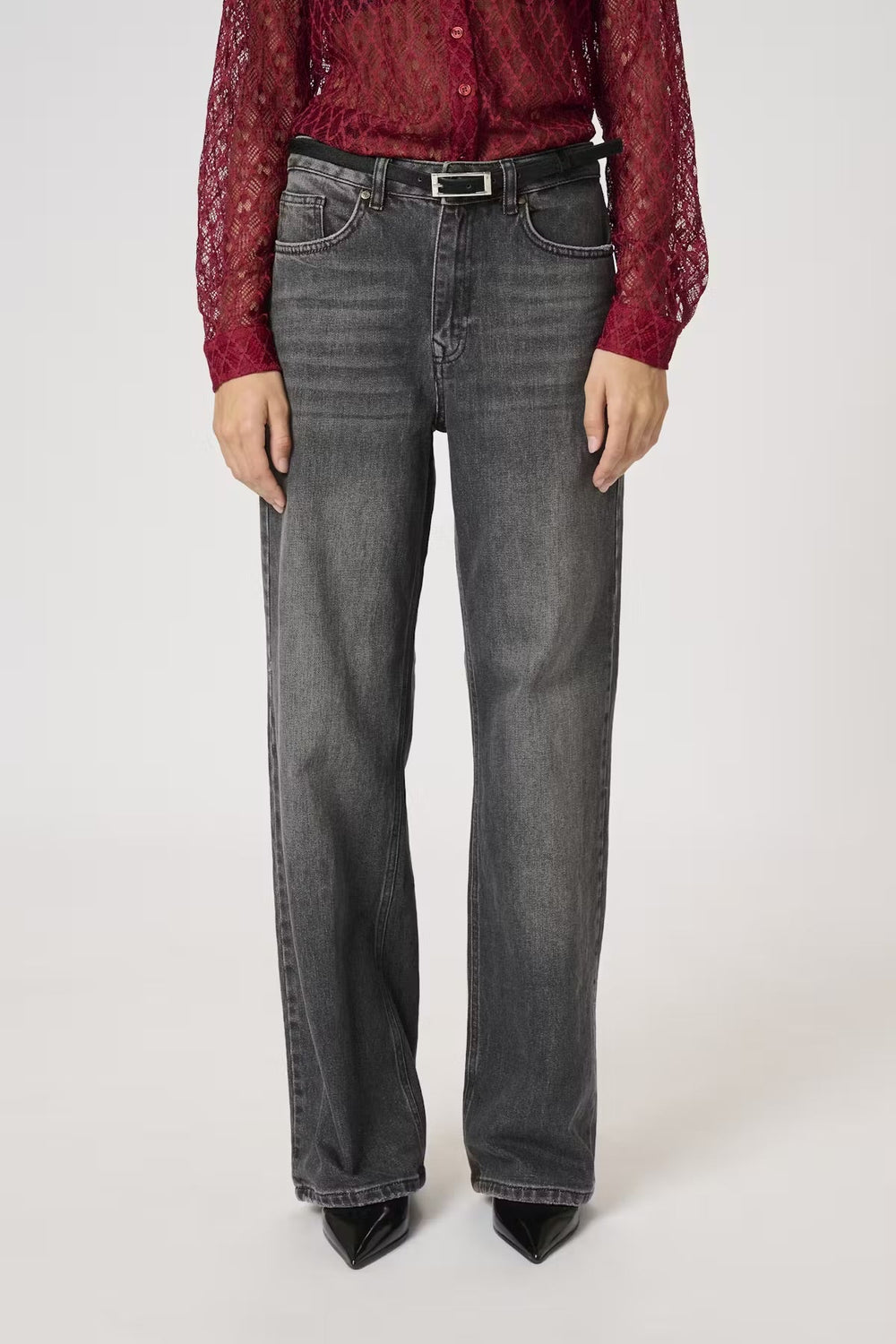 Jeans - Dark grey - 35 the louis Jeans 139 - MY ESSENTIAL WARDROBE - Stilkompagniet.dk