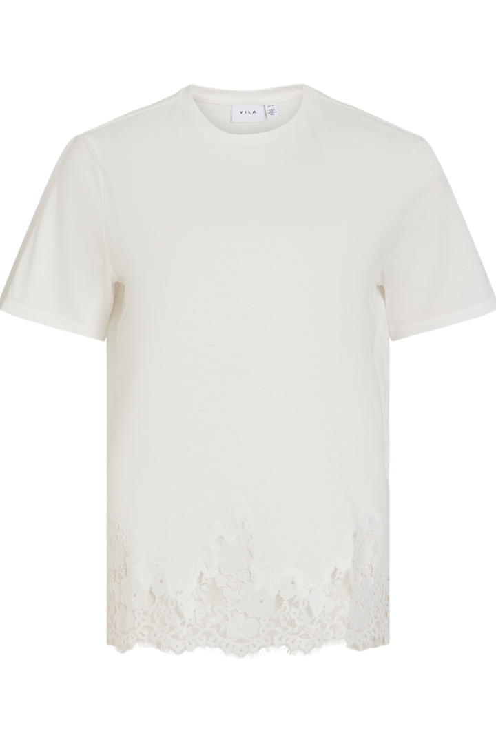 Vila - T-shirt - Snow White - Viopella