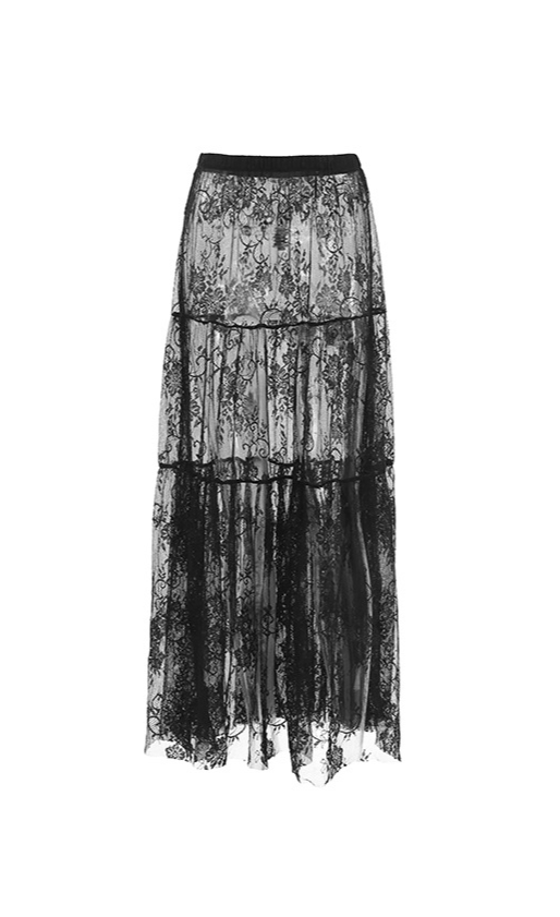 Blonde nederdel - Sort - Livia - Sassy Copenhagen - Stilkompagniet.dk