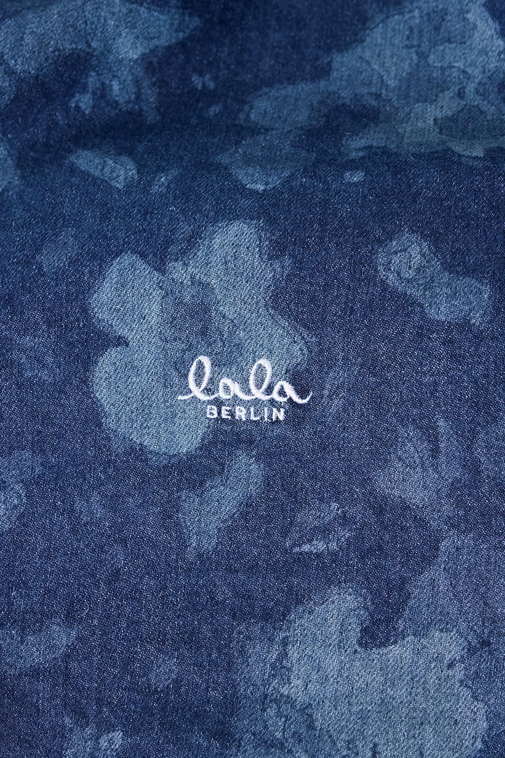 Lala Berlin - Tote Bag - Hazy Bloom Blue - Bag Biarritz sss