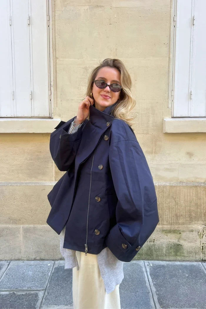 Lollys Laundry - Jakke - Dark Navy - BulgariaLL, billede 2