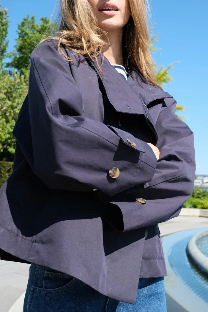 Lollys Laundry - Jakke - Dark Navy - BulgariaLL, billede 6