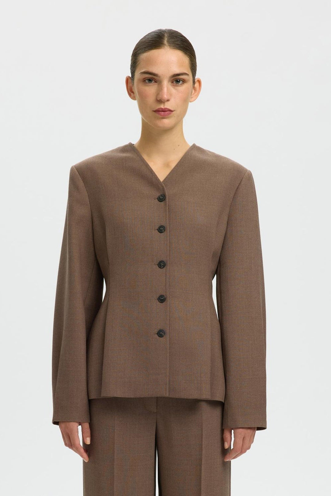Selected Femme - Blazer - Chocolate Chip - Louise