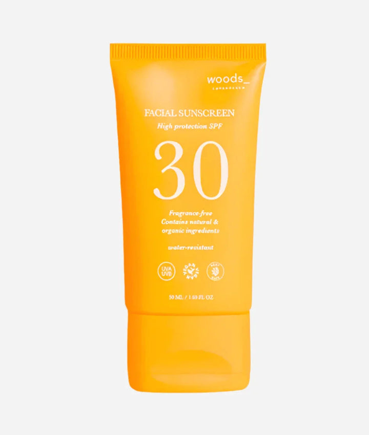 WOODS - Sun Lotion - Face 50 SPF - Vegan - 50ml - sss - Stilkompagniet.dk
