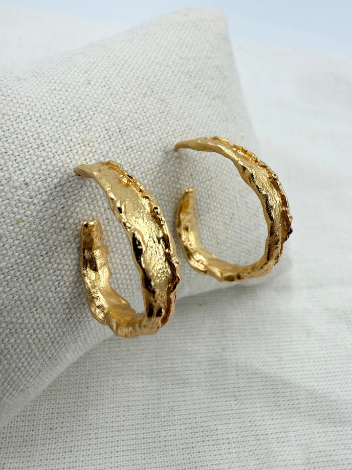 Andcopenhagen Jewelry - Øreringe - 18 karat Guldbelagt messing - Carmen