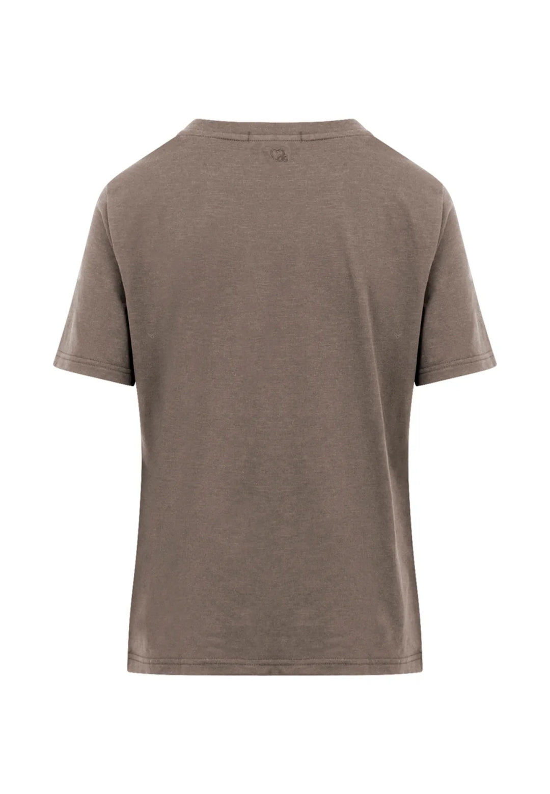 CC Heart - T-shirt - Dark mud - Basic regular