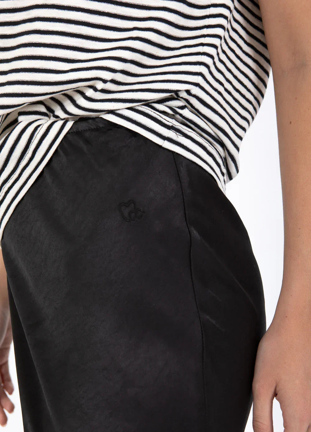 CC HEART - Nederdel - Sort Maxi - Skylar - Stilkompagniet.dk