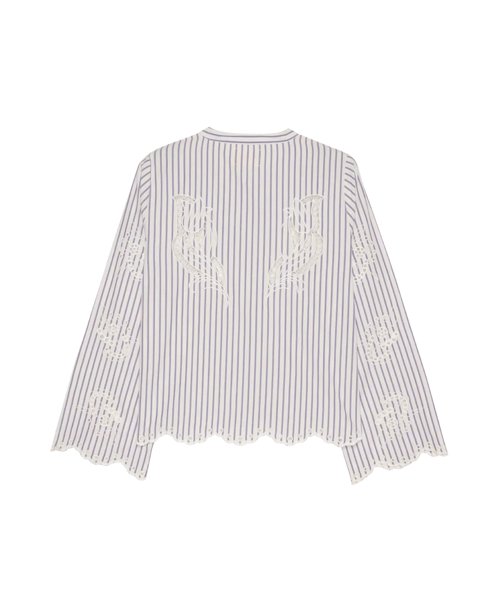 Sissel Edelbo - Skjorte - Purple Stripe - Cecilie