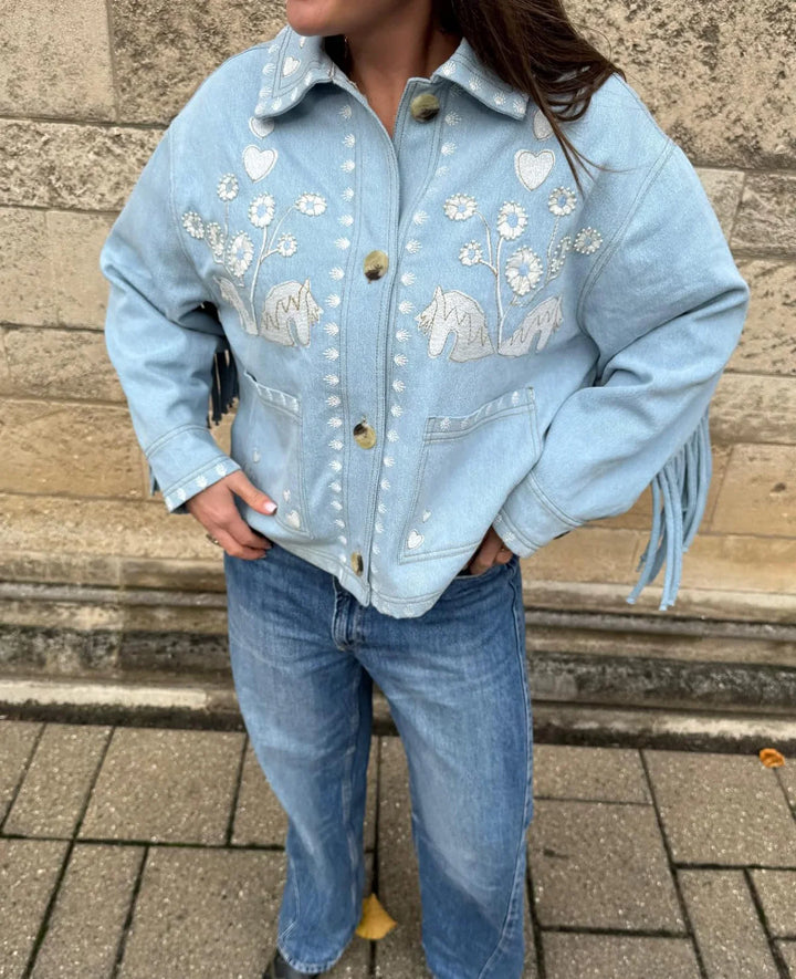 Sissel Edelbo - Jakke - Blue Denim - Christer