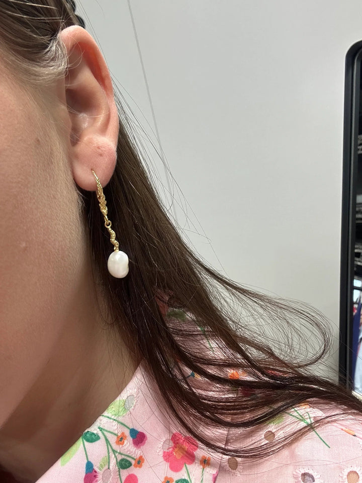 Andcopenhagen - Øreringe - 18 karat guldbelagt 925 sterlingsølv - Nella Big - Stilkompagniet.dk