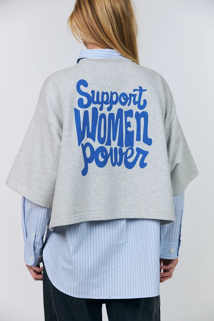 Lollys Laundry - Sweatshirt - 13 Light Grey Melange - Danll Boxy