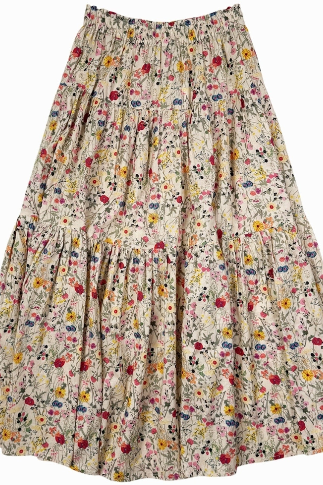 Lollys Laundry - Nederdel - Flower Print - Sunsetll