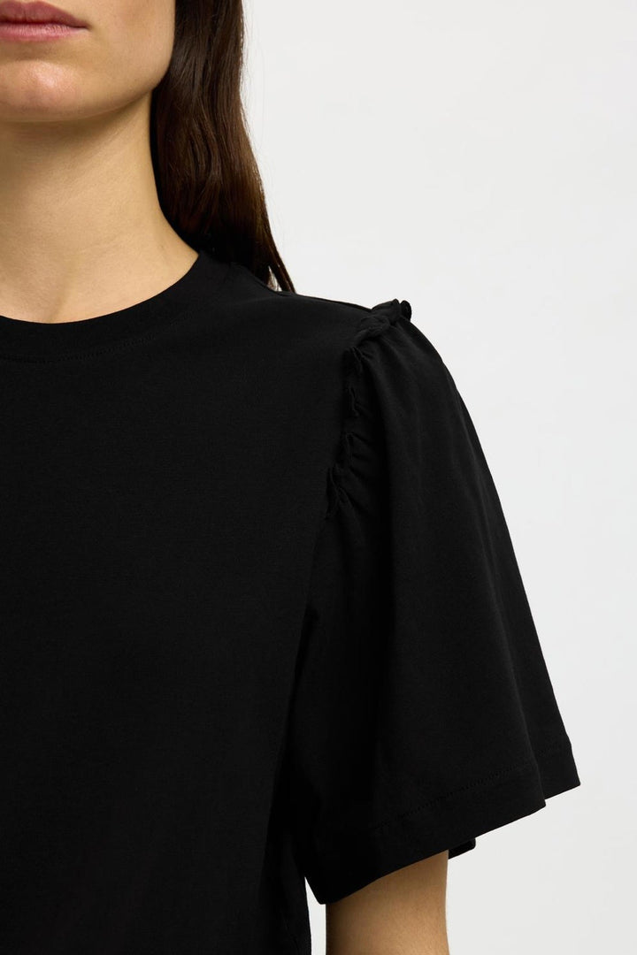 Selected Femme - T-shirt - Black - Penelope