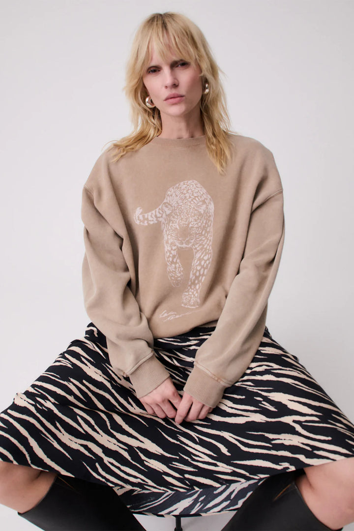 Lala Berlin - Sweatshirt - Washed Earth Leo - Soma