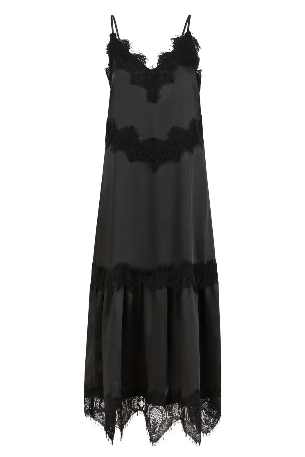 CC Heart - Kjole - Black - Lace detail - Stilkompagniet.dk