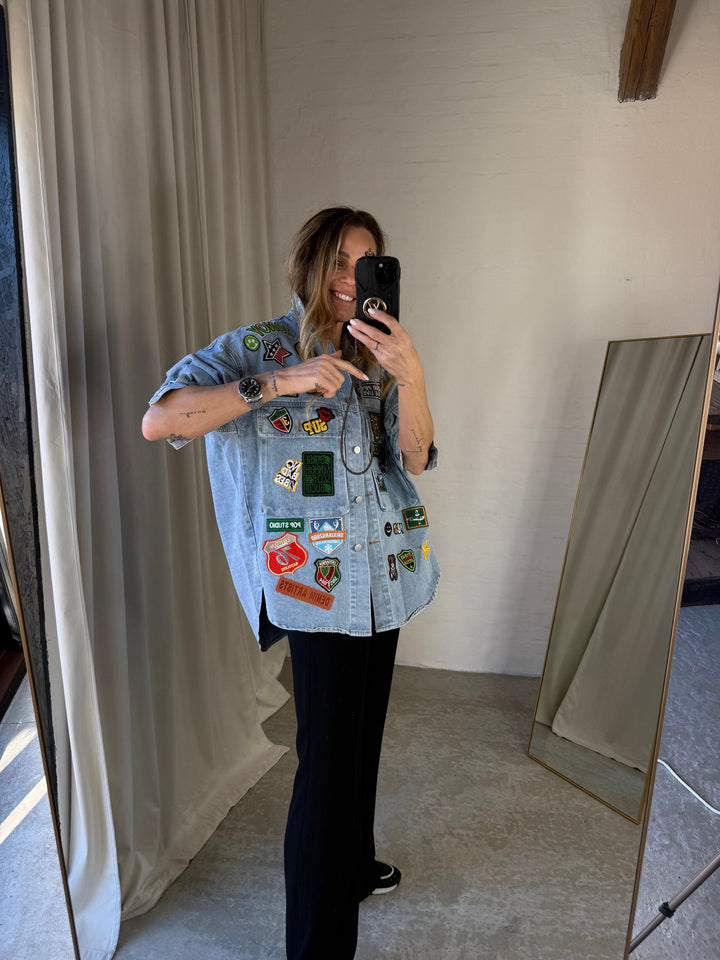 Sassy Copenhagen - Jakke - Oversize Denim blue - Alba