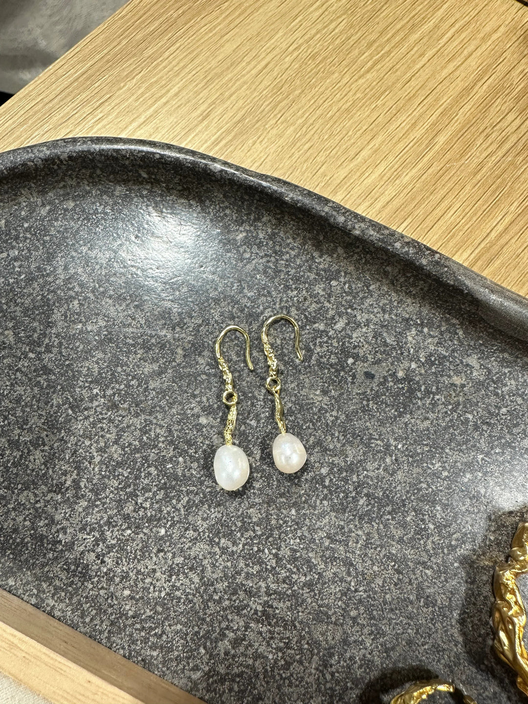 Andcopenhagen - Øreringe - 18 karat guldbelagt 925 sterlingsølv - Nella Big - Stilkompagniet.dk