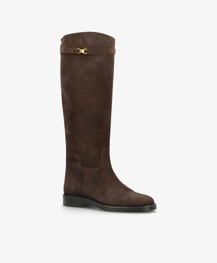 Phenumb Equestra Long - Limited Drop - Brown Suede