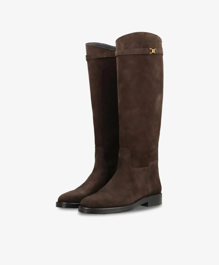 Phenumb Equestra Long - Limited Drop - Brown Suede