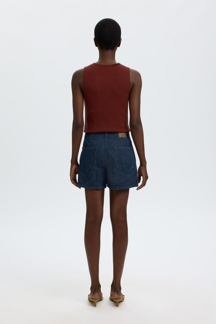 Selected Femme - Shorts - Dark blue denim - Hanny