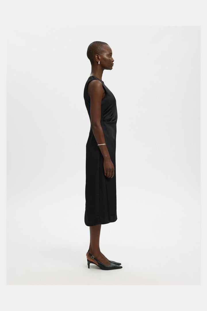 Selected Femme - Kjole - Sort - Chloe