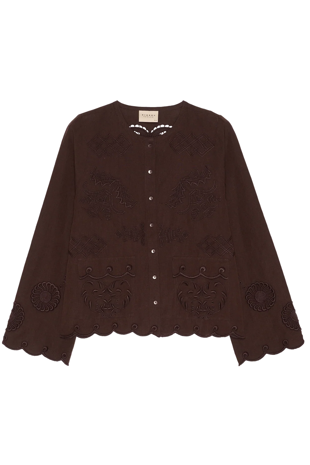Sissel Edelbo - Skjorte - Seal Brown - Ester