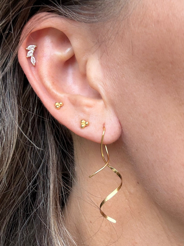 Andcopenhagen Jewelry - Øreringe - 18 karat Guldbelagt 925 sterlingsølv - Malina