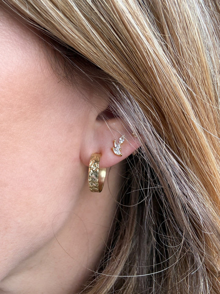 Andcopenhagen Jewelry - Øreringe - 18 karat Guldbelagt 925 sterlingsølv - Malina