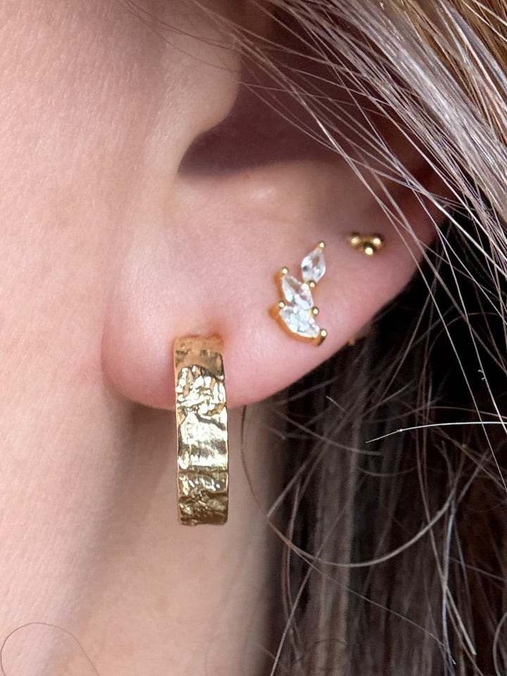 Andcopenhagen Jewelry - Øreringe - 18 karat Guldbelagt 925 sterlingsølv - Malina