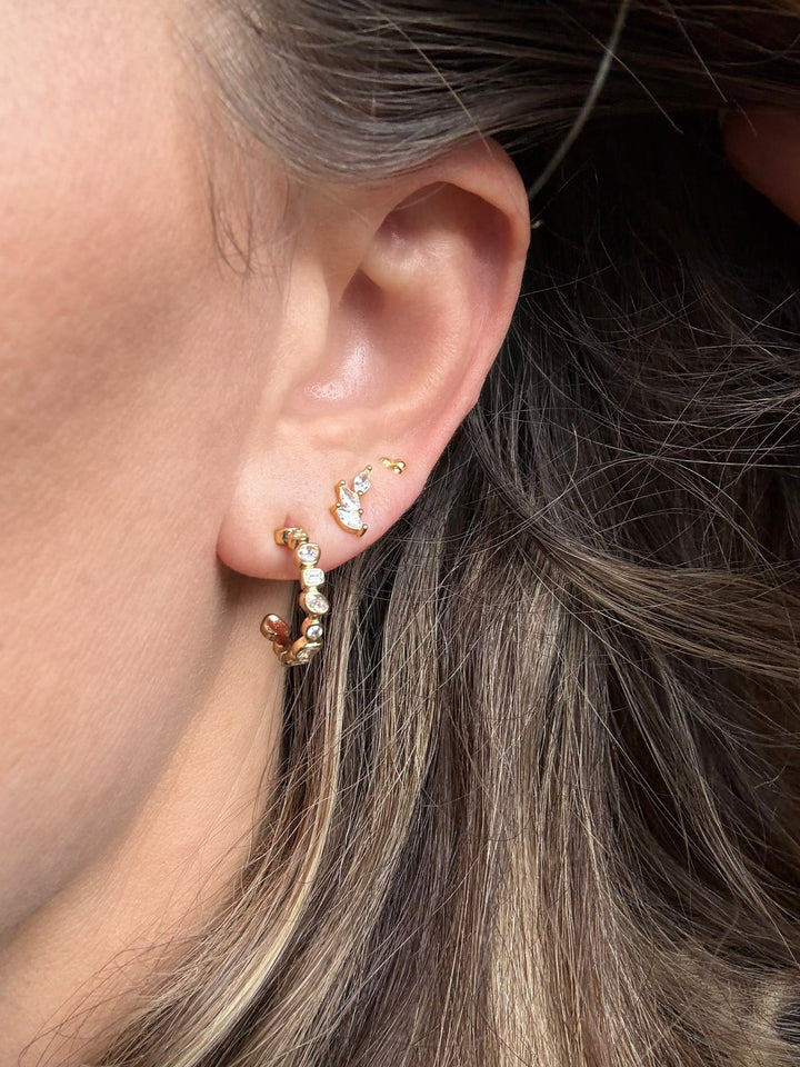 Andcopenhagen - Øreringe - 18 karat Guldbelagt 925 sterlingsølv - Malina