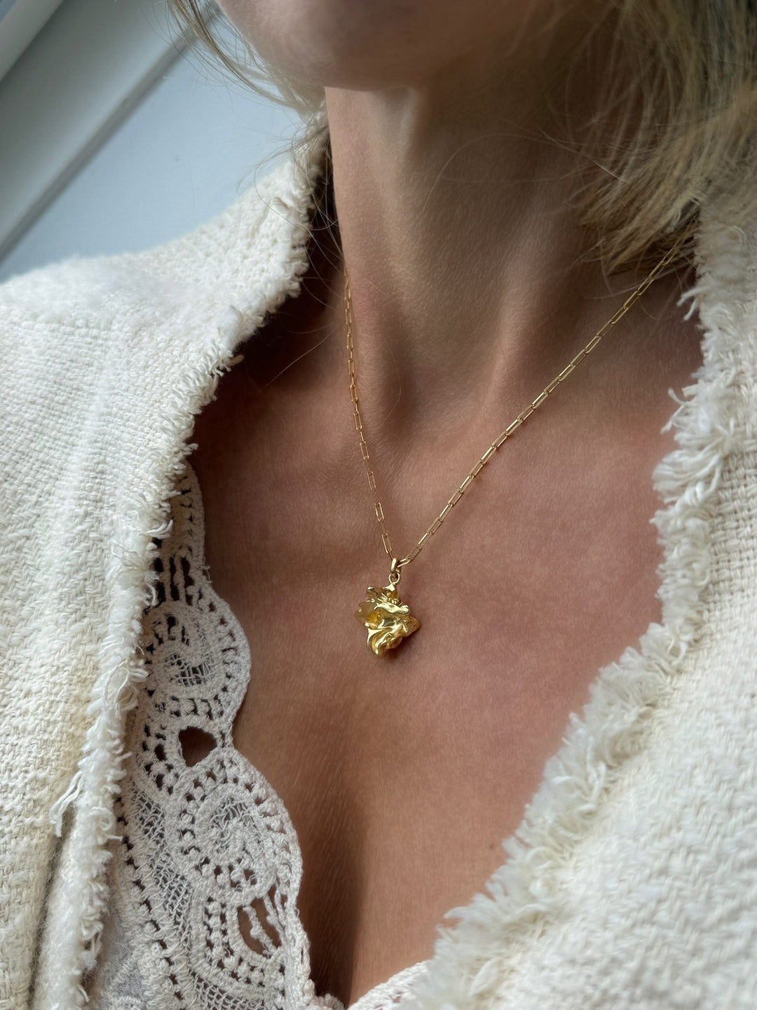 Andcopenhagen - Halskæde - 18 karat guldbelagt 925 sterlingsølv - Arlinda