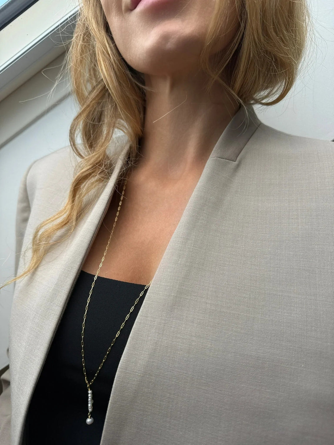 Andcopenhagen Jewelry - Halskæde - 18 karat guldbelagt 925 sterlingsølv - Ida Long