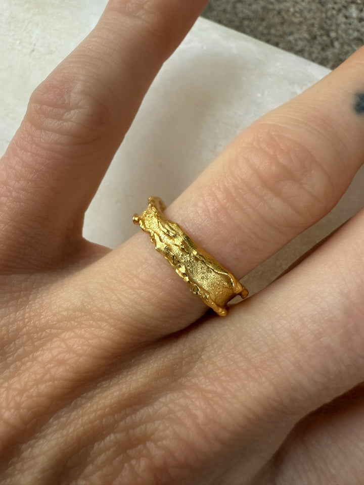 Andcopenhagen - Ring - 18 karat guldbelagt 925 sterlingsølv - Vega