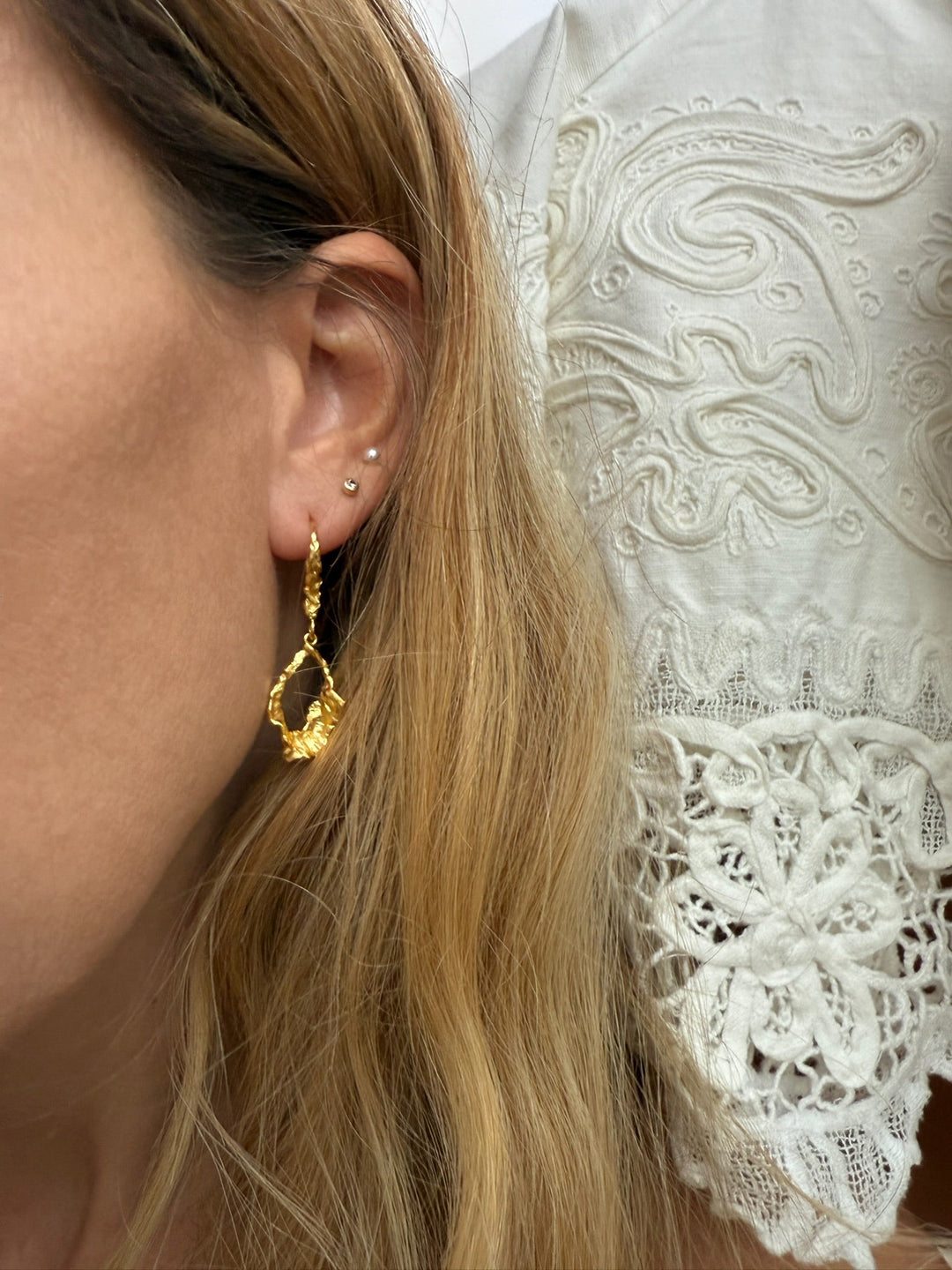 Andcopenhagen - Øreringe - 18 karat guldbelagt 925 sterlingsølv - Mina