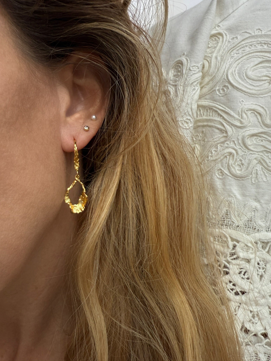 Andcopenhagen - Øreringe - 18 karat guldbelagt 925 sterlingsølv - Mina