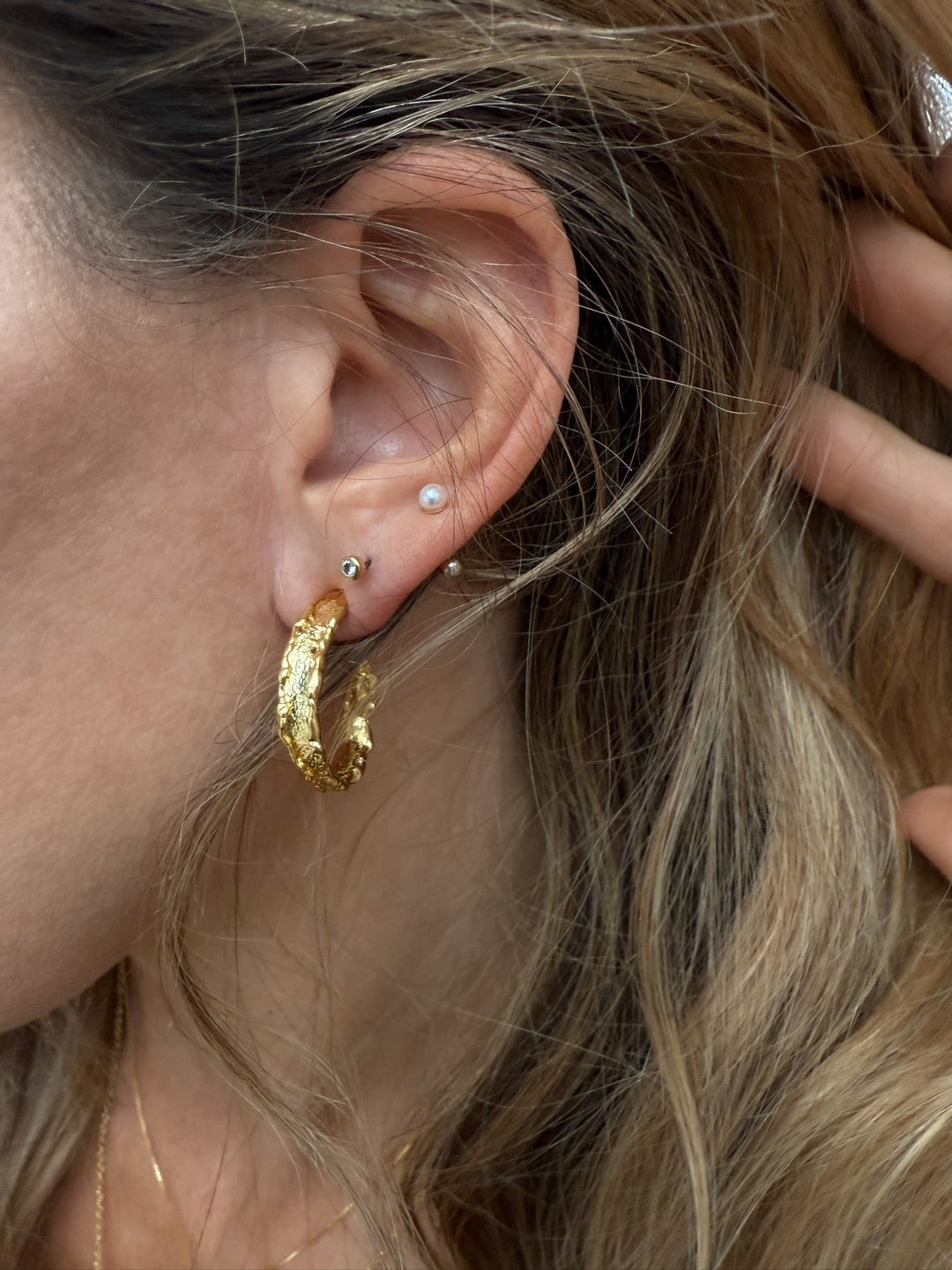 Andcopenhagen - Øreringe - 18 karat Guldbelagt messing - Carmen