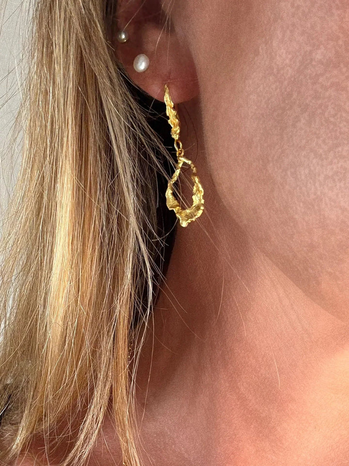 Andcopenhagen Jewelry - Øreringe - 18 karat guldbelagt 925 sterlingsølv - Mina