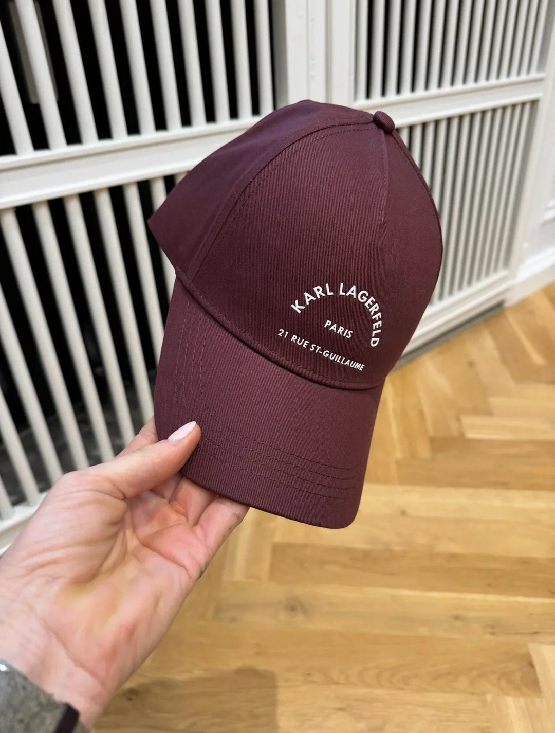 Karl Lagerfeld - Kasket - Windsor Burgundy - Rsg Cap - Stilkompagniet.dk