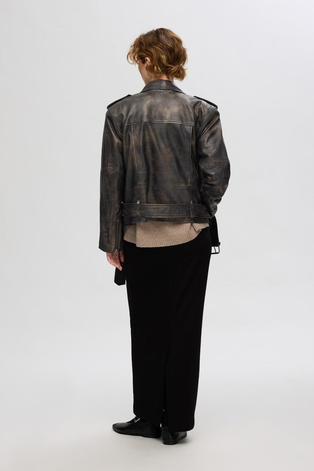 Selected Femme - Læderjakke - Black - Nana