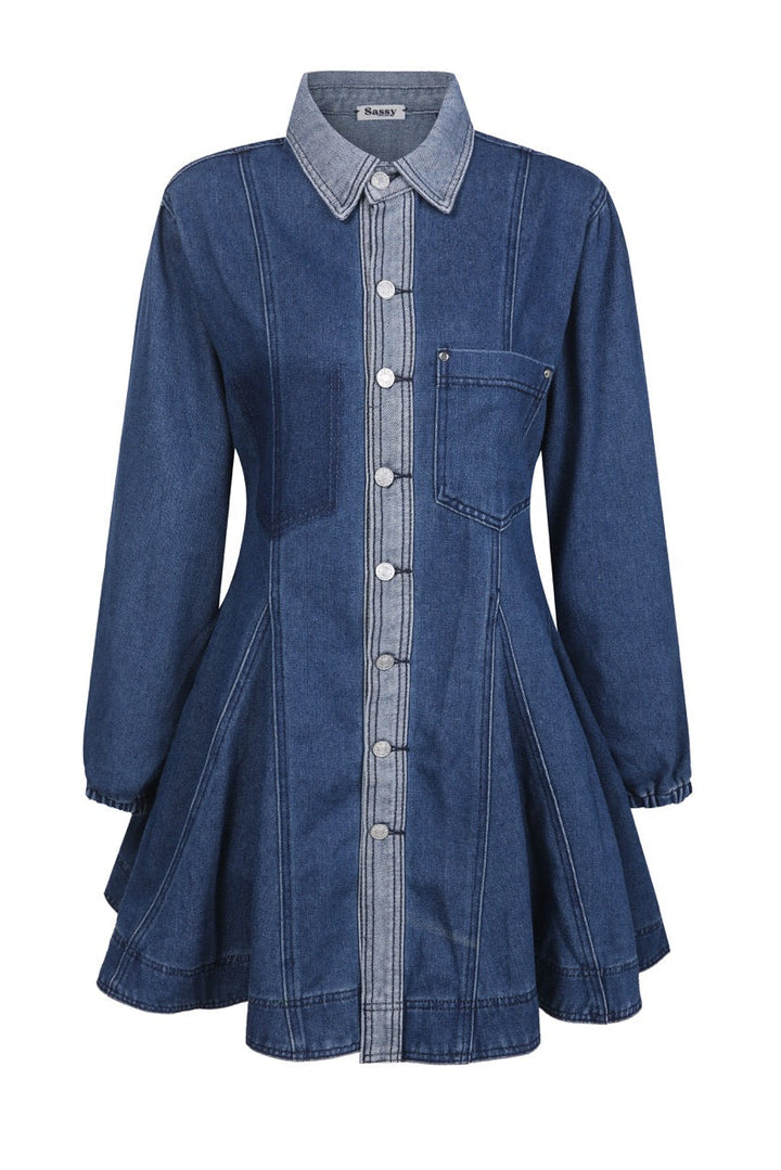 Sassy Copenhagen - Denimkjole - Blå - Ottela