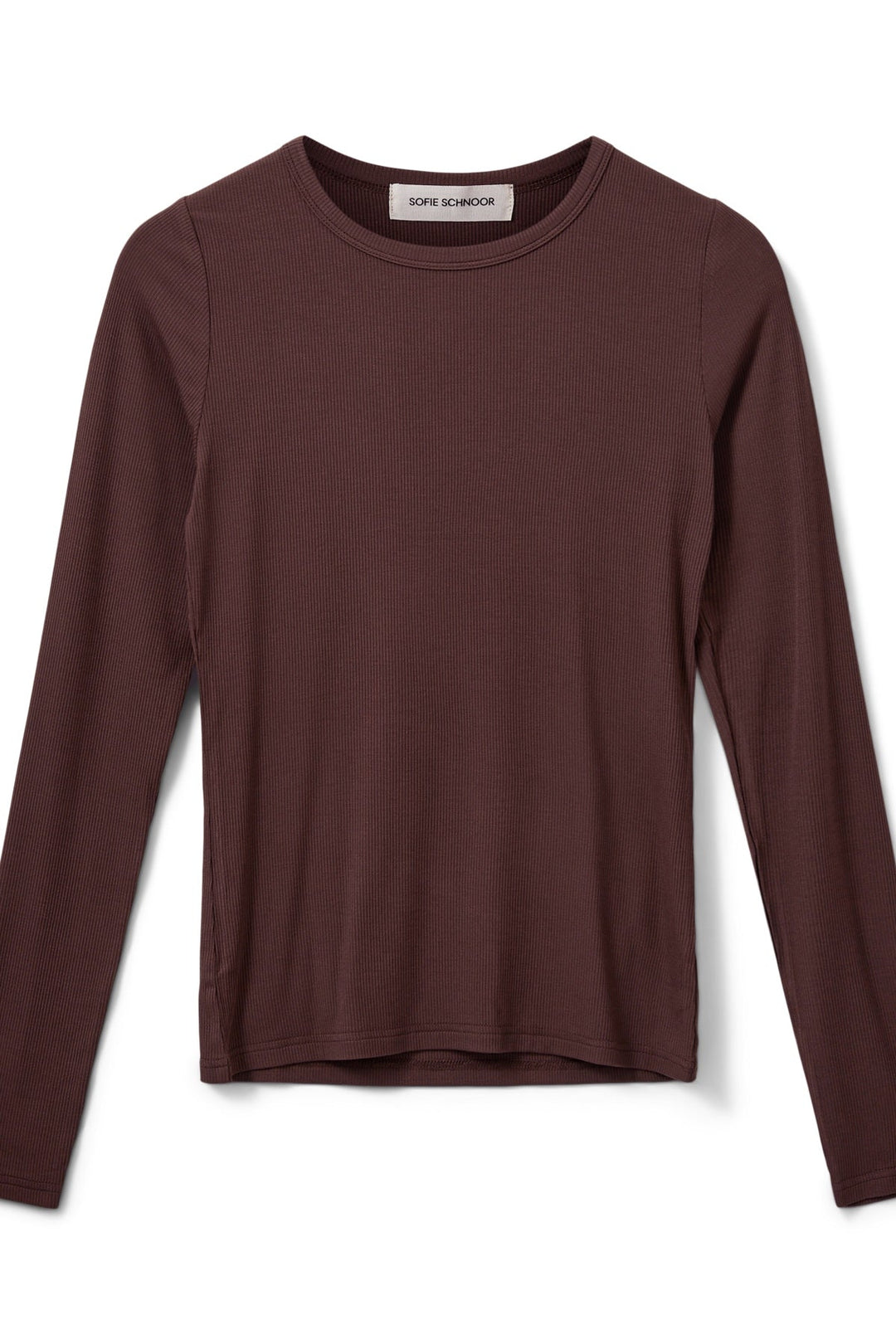 Sofie Schnoor - T-shirt - Dark Plum - Petricia