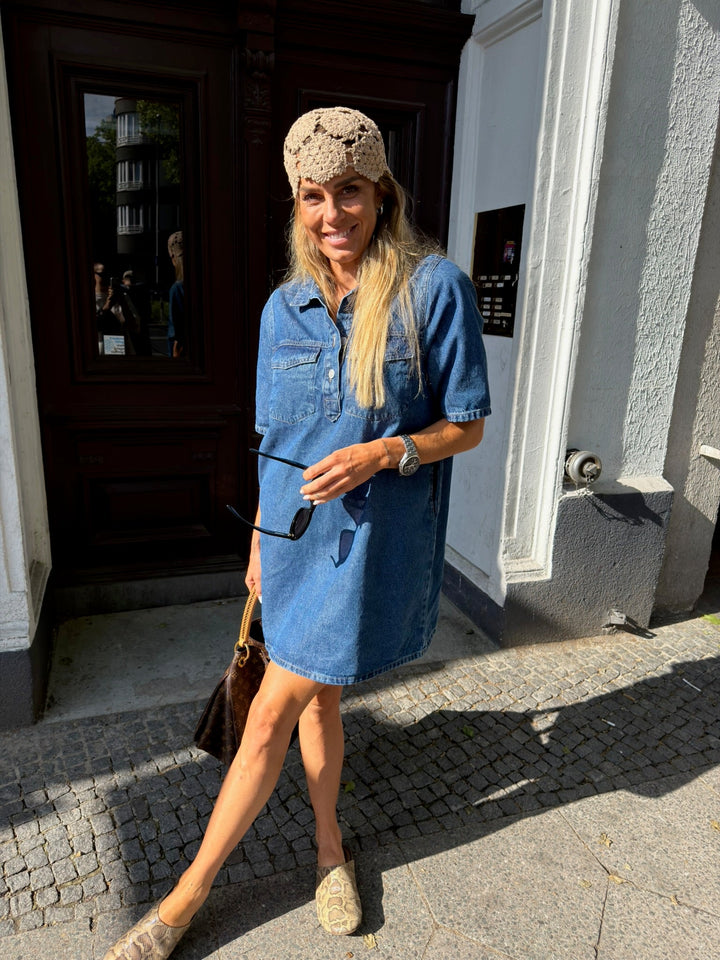 Sassy Copenhagen - Hæklet beanie - Khaki - Betty
