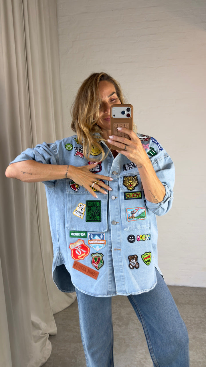 Sassy Copenhagen - Jakke - Oversize Denim blue - Alba