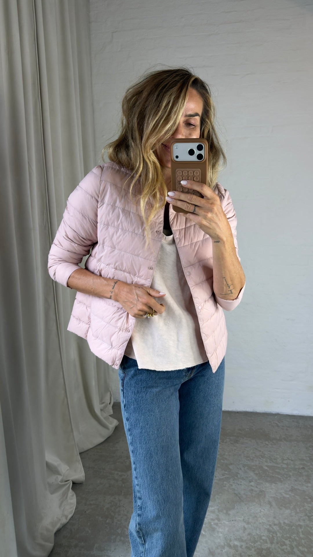 Sassy Copenhagen - Quiltet jakke - Light Pink - Rosalie