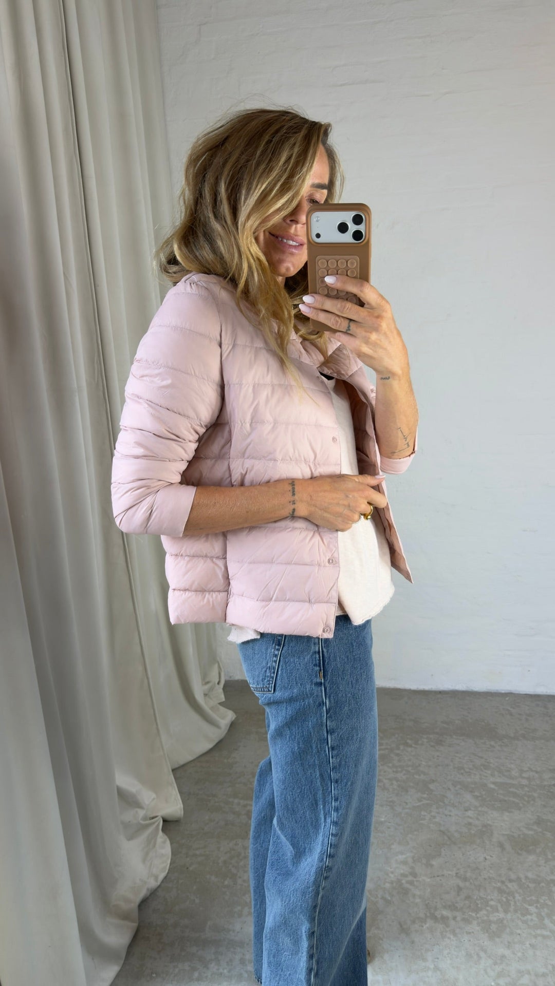 Sassy Copenhagen - Quiltet jakke - Light Pink - Rosalie