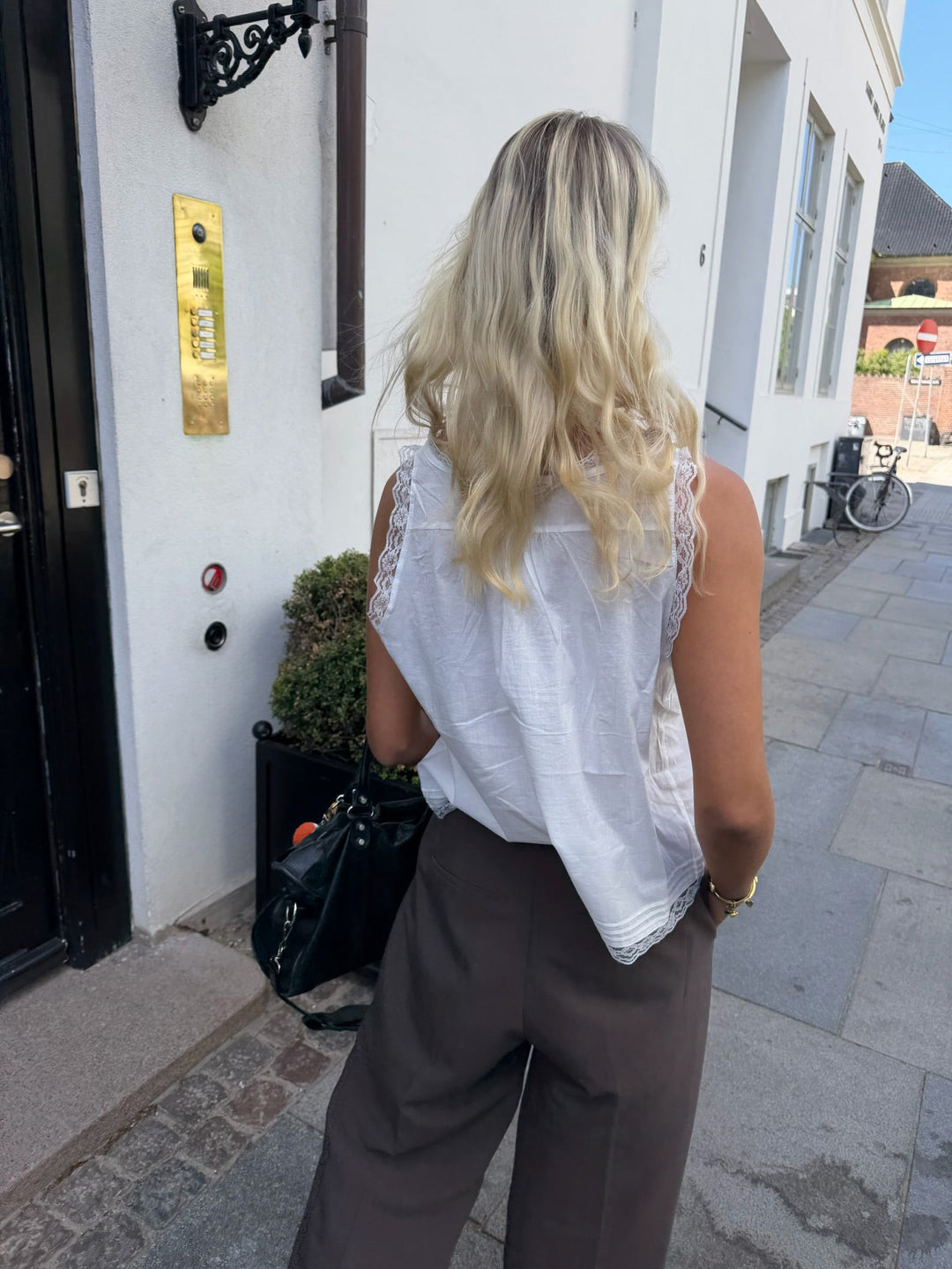 Sassy Copenhagen - Blondetop - Hvid - Nadine