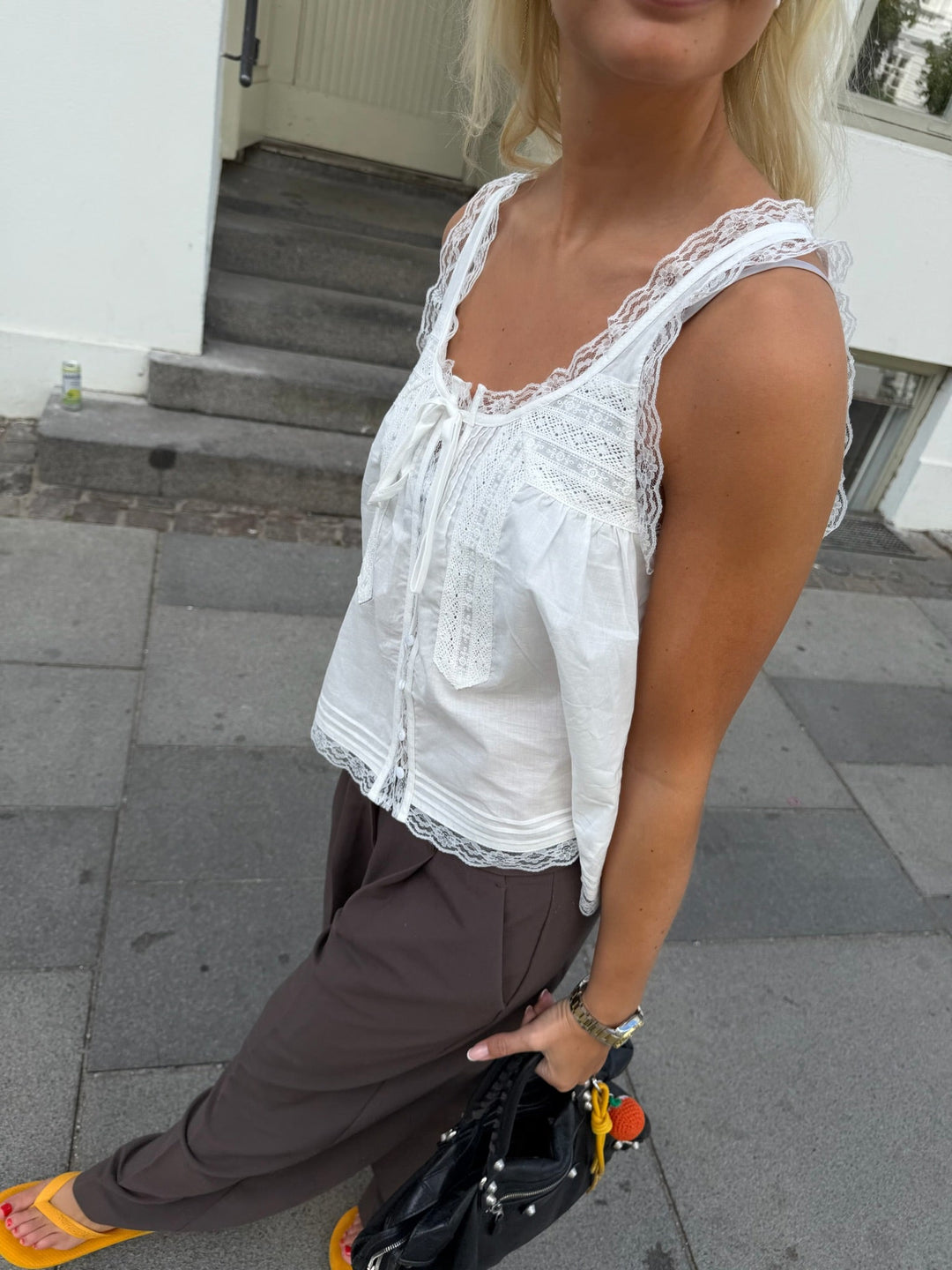Sassy Copenhagen - Blondetop - Hvid - Nadine