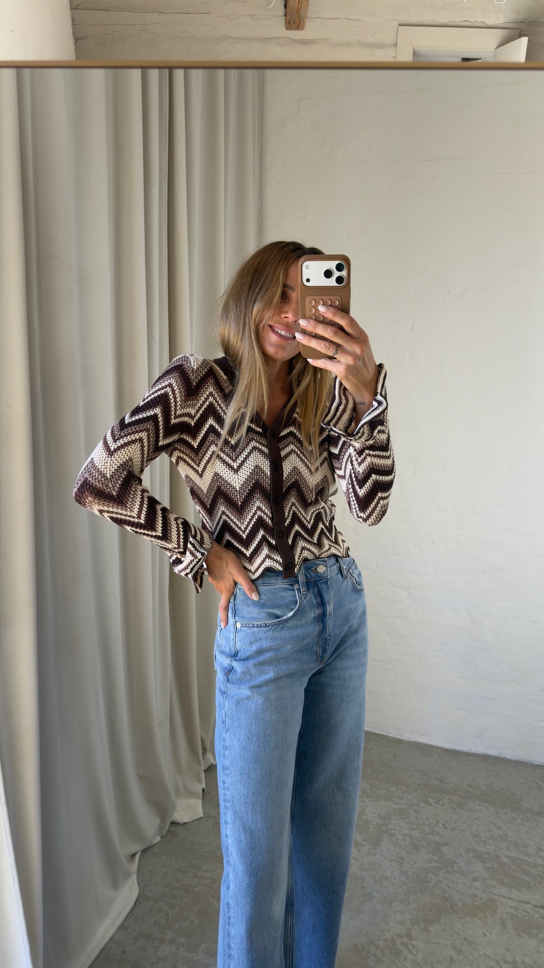 Sassy Copenhagen - Cardigan - Deep Brown - Majken